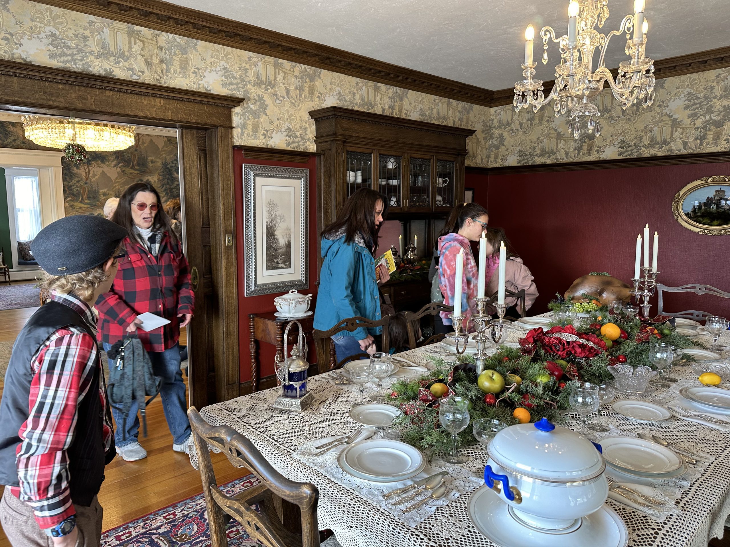 a guided tour at the stanley home museum in estes park colorado